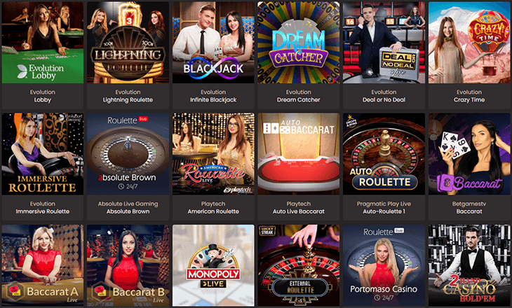 National Casino Élő kaszinó játékok