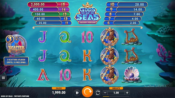 Screenshot God of Seas Triton’s Fortune