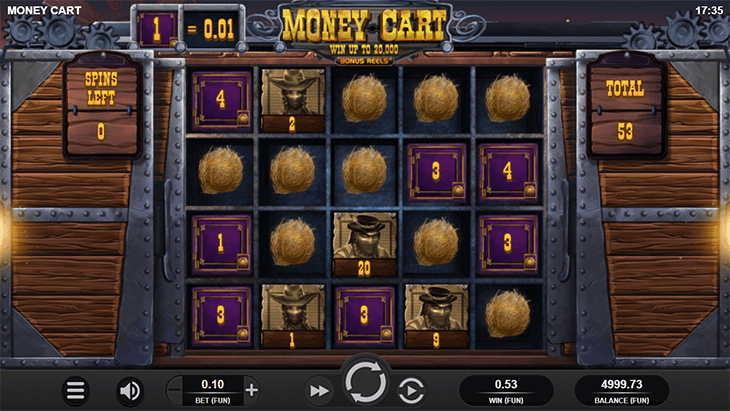 Screenshot Money Cart Bonus Reels