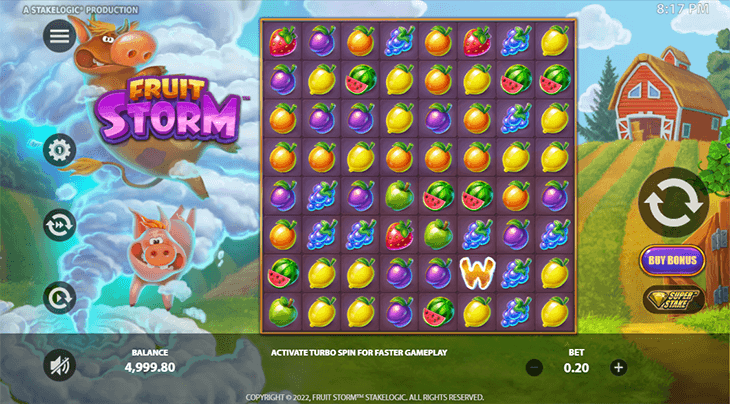 Screenshot Fruit Storm